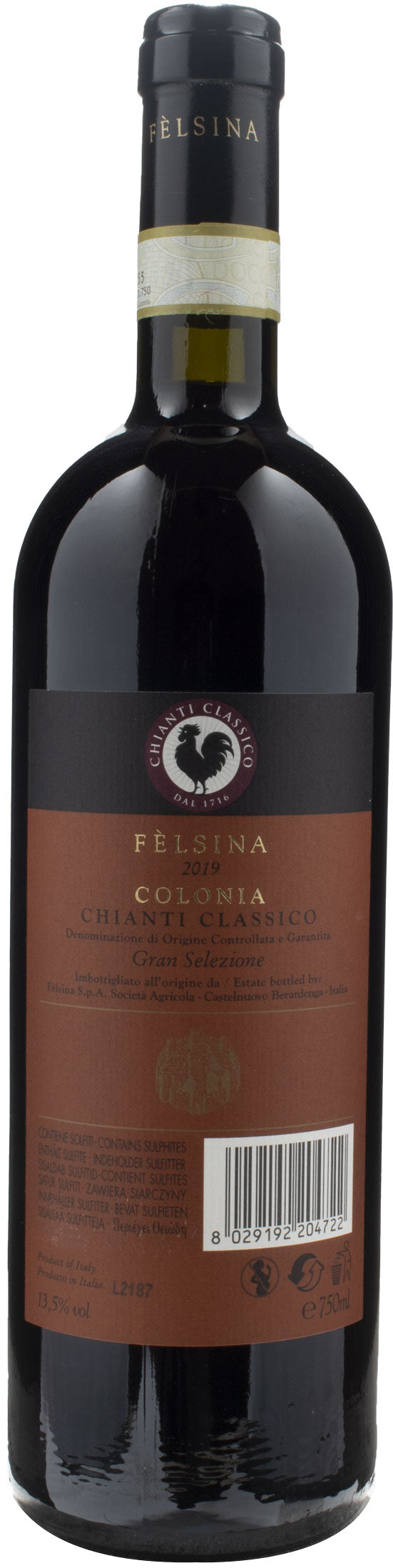 Felsina Chianti Classico Gran Selezione Colonia 2019