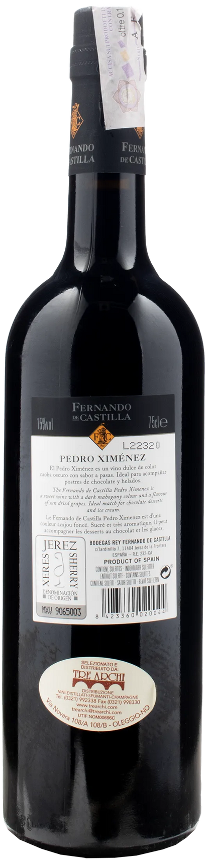 Fernando de Castilla Sherry PX Pedro Ximenez