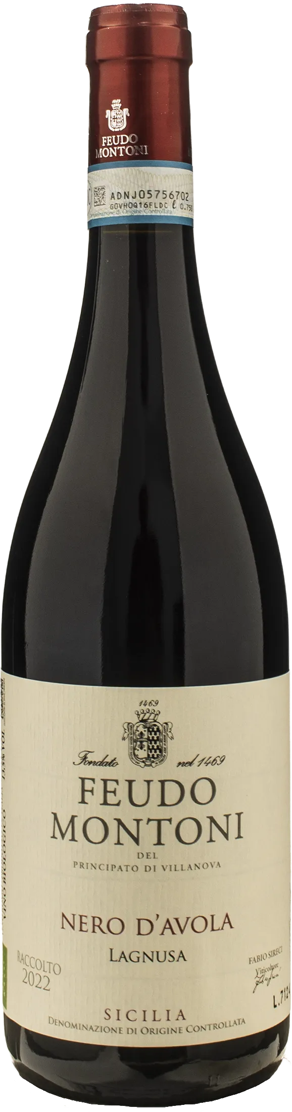 Feudo Montoni Vigna Lagnusa Nero d'Avola 2022