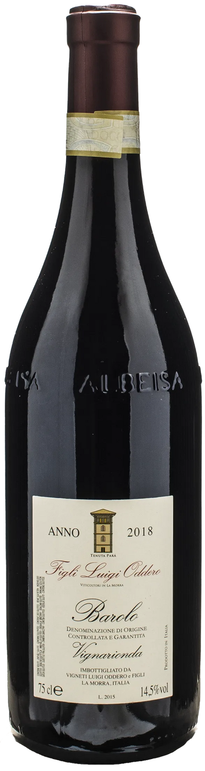 Figli Luigi Oddero Barolo Vignarionda 2018