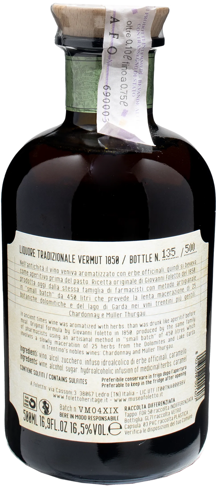 Foletto Vermut 1850 0.5L