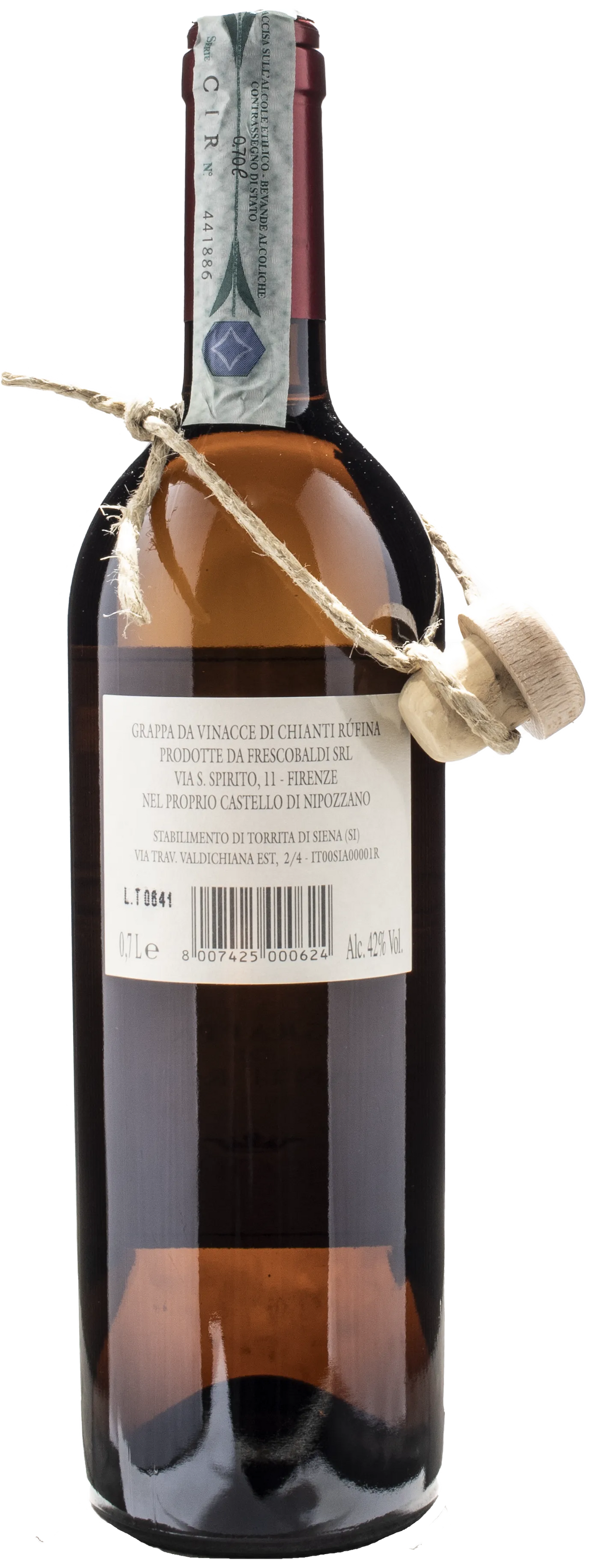 Catello di Nipozzano Grappa di Chianti Ruffina 0.7L