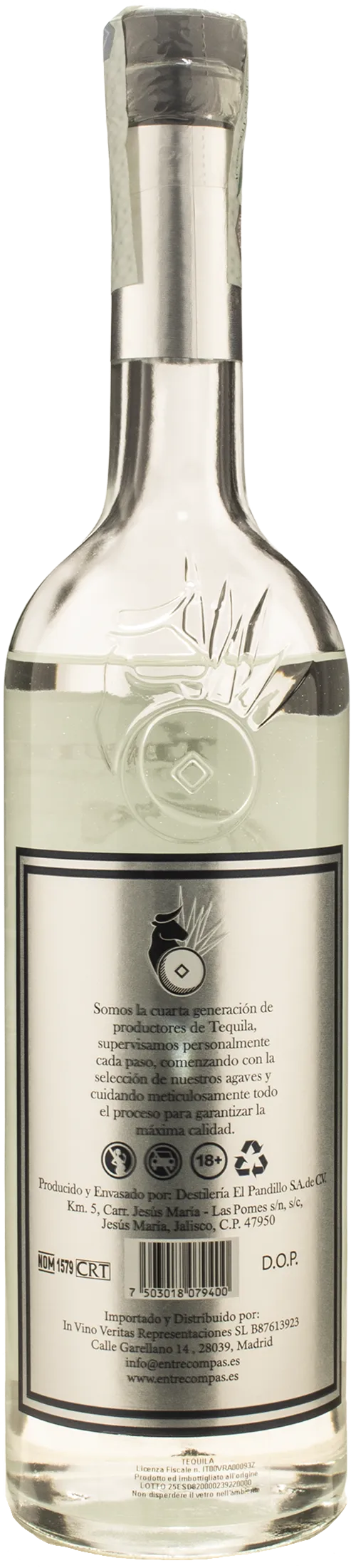 G4 Tequila Blanco 108 High Proof 0.75L