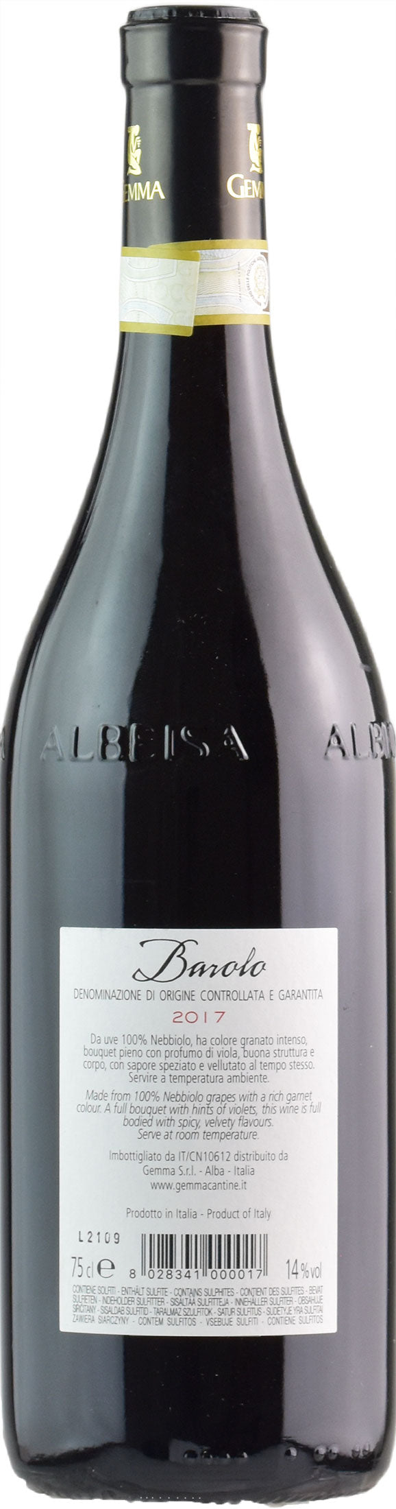 Gemma Barolo 2017