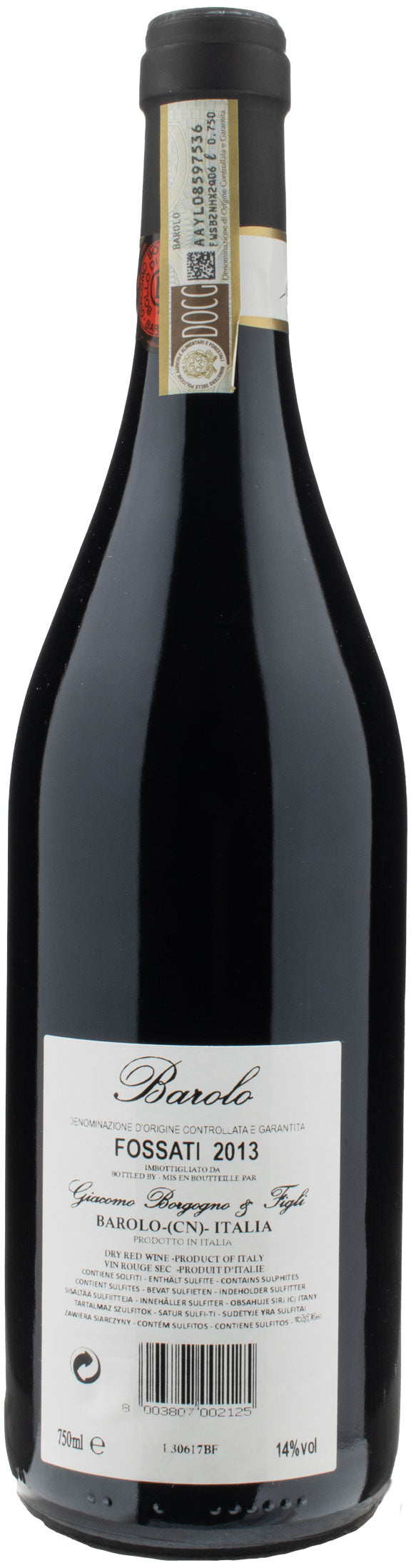 Giacomo Borgogno Barolo Fossati 2013