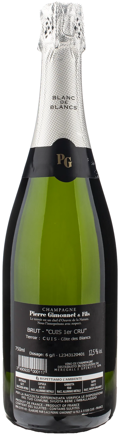 Gimonnet Champagne 1er Cru Blanc de Blanc Cuis Brut