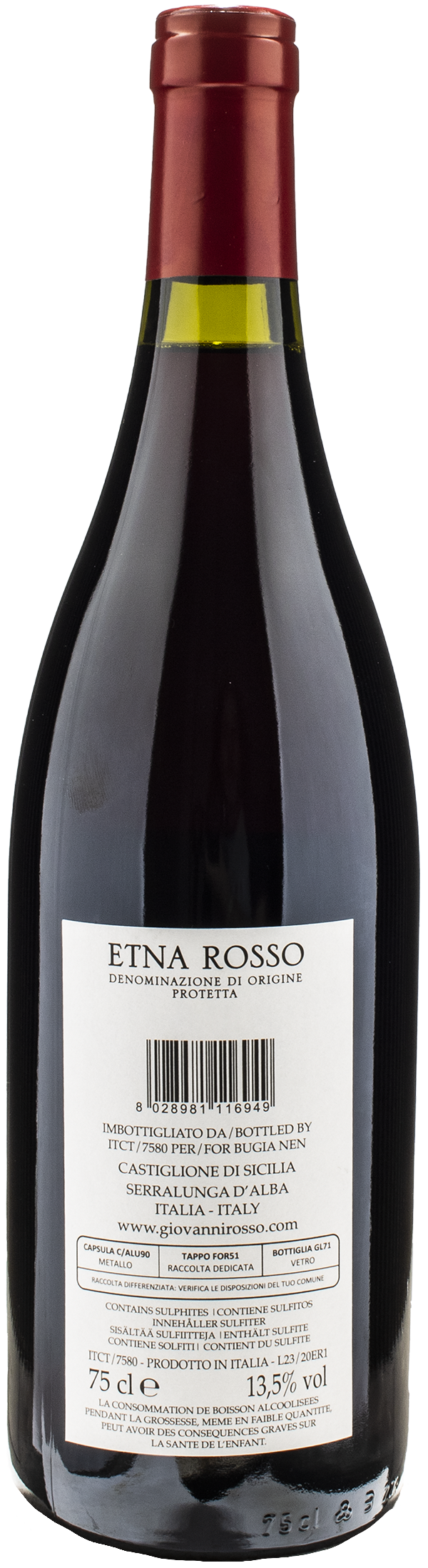 Giovanni Rosso Etna Rosso 2020
