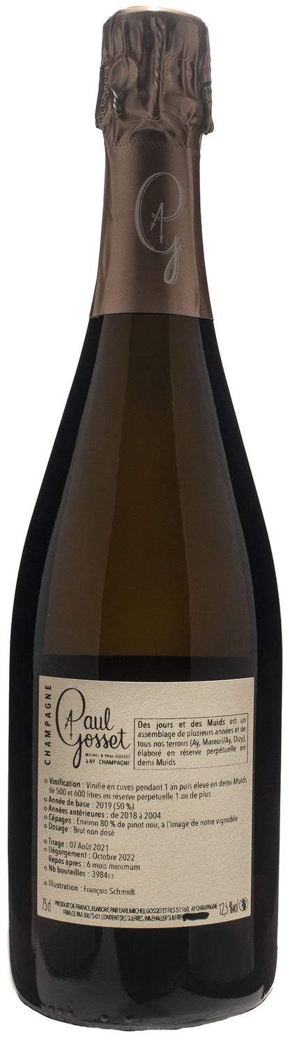 Paul Gosset Champagne Des Jours et des Muids Extra Brut
