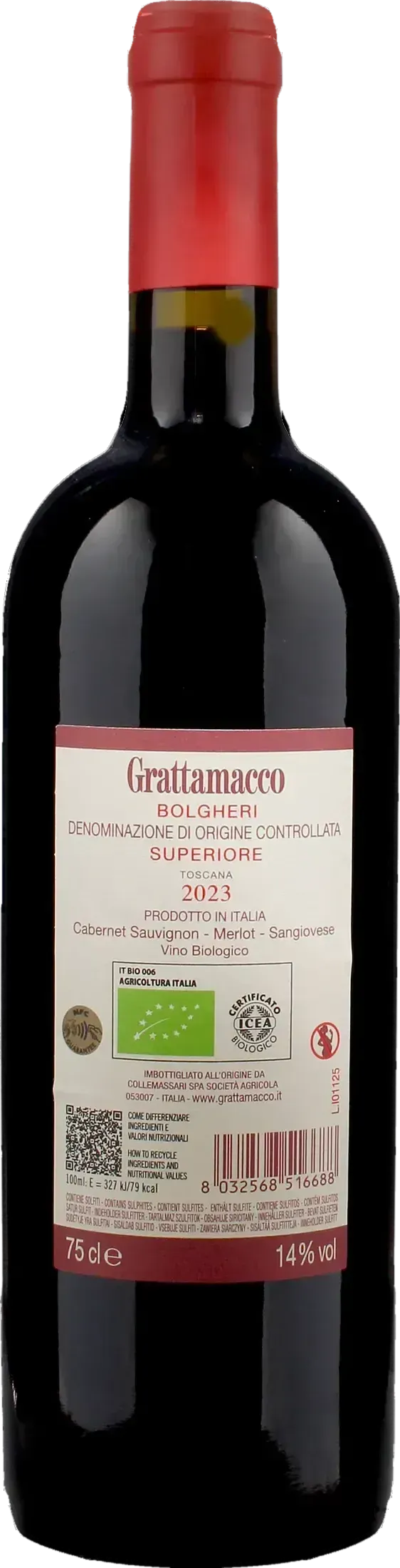Grattamacco Bolgheri Rosso Superiore 2023