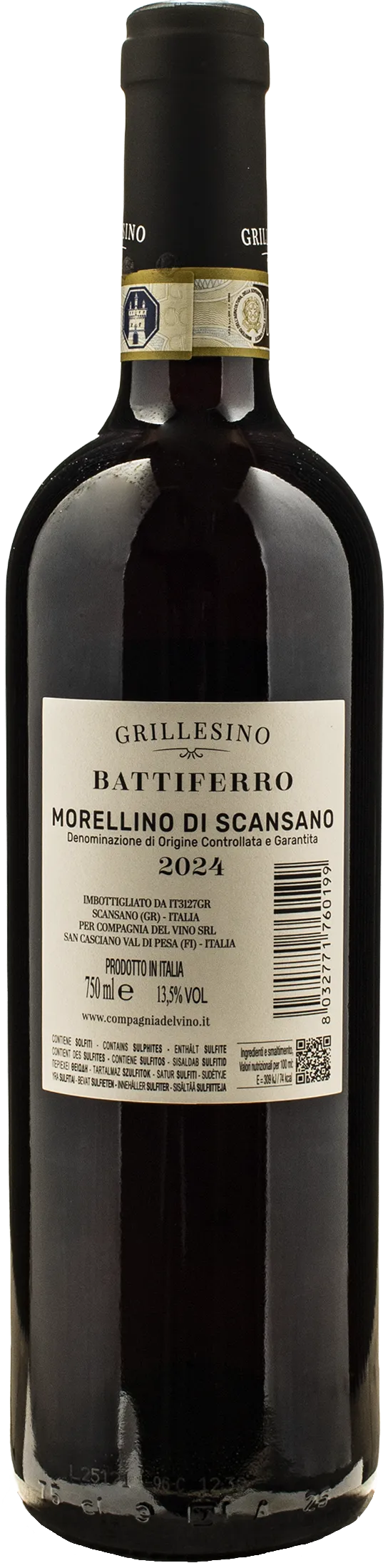 Grillesino Morellino di Scansano Battiferro 2024