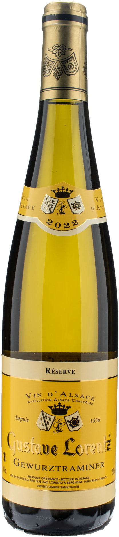 Gustave Lorentz Gewurztraminer Reserve 2022