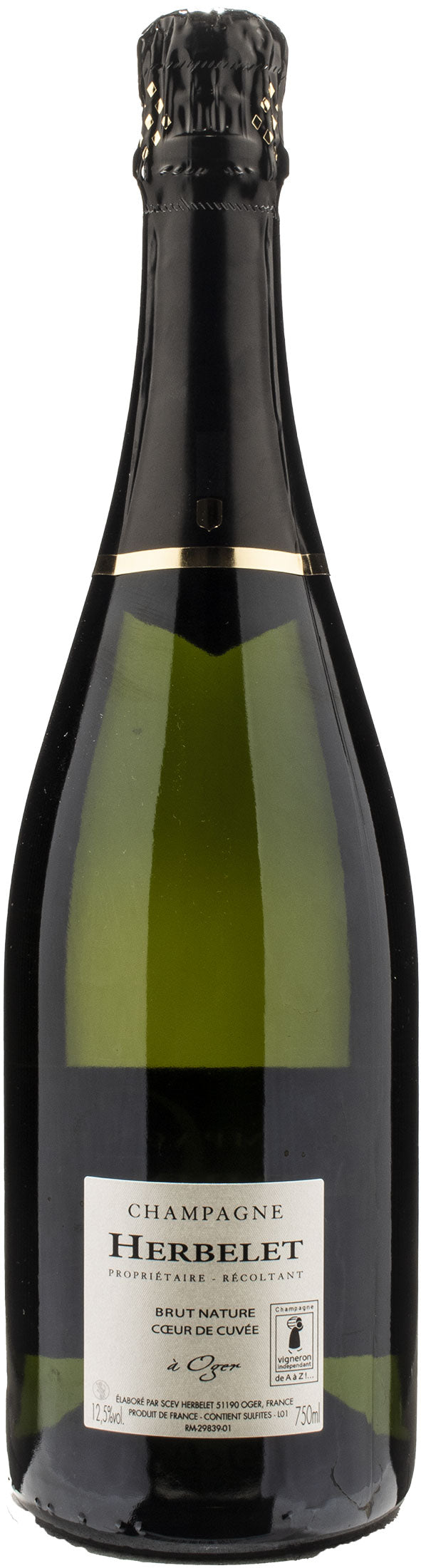 Herbelet Champagne Grand Cru a Oger Espirit Chardonnay Brut Nature