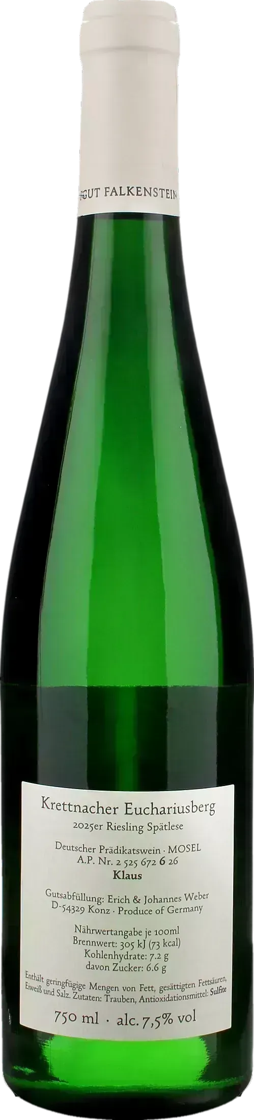 Hofgut Falkenstein Krettnacker Echariusberg Riesling Spatlese 2025