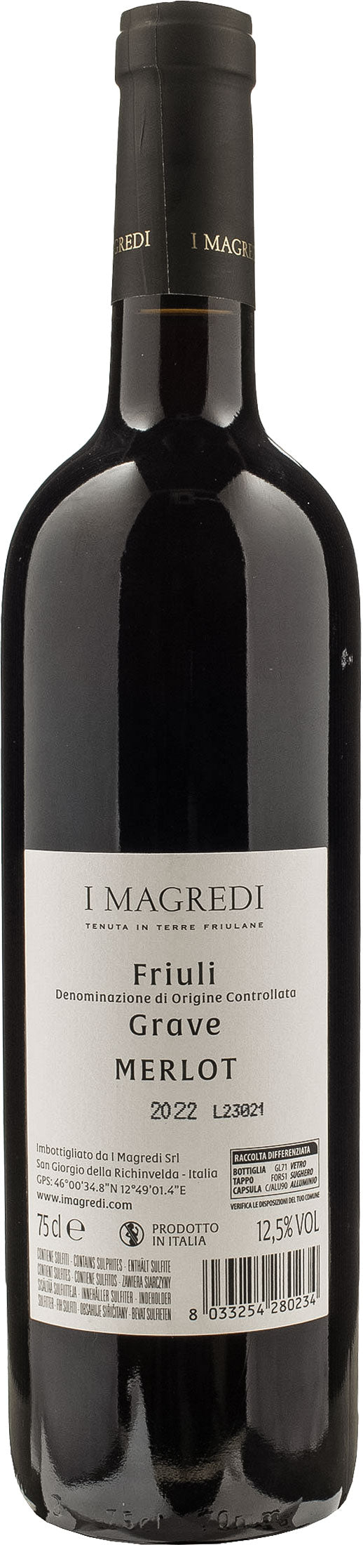 I Magredi Merlot 2022
