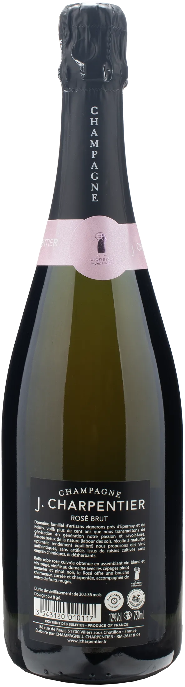 J. Charpentier Champagne Rosè Brut