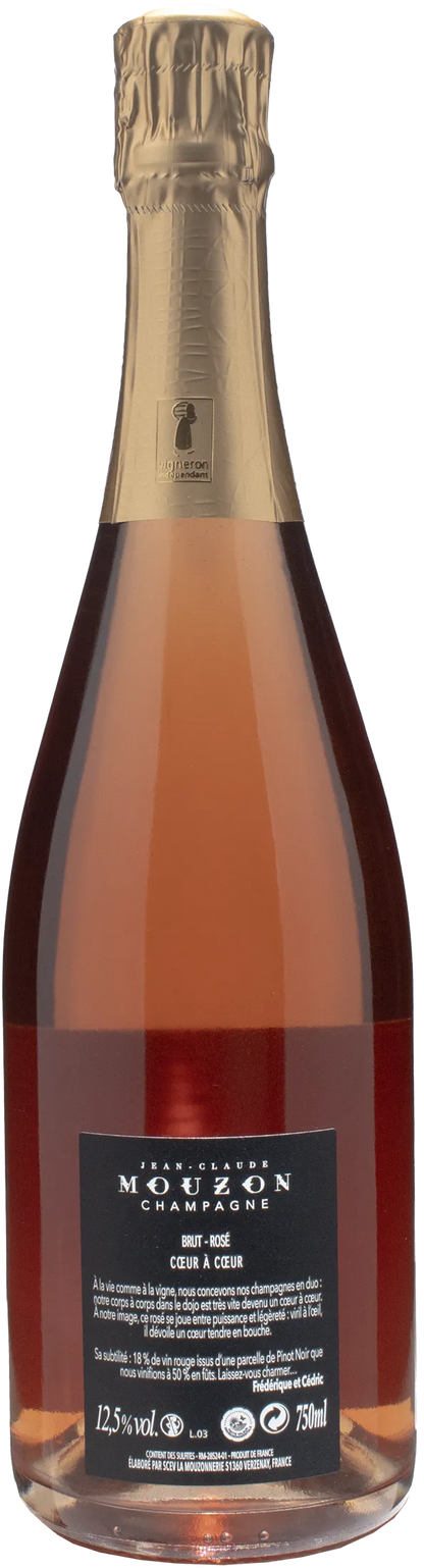 Jean Claude Mouzon Champagne Coeur a Coeur Rosè Brut