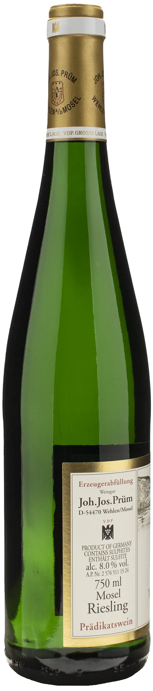 Joh. Jos. Prum Wehlener Sonnenuhr Auslese Goldkapsel 2023