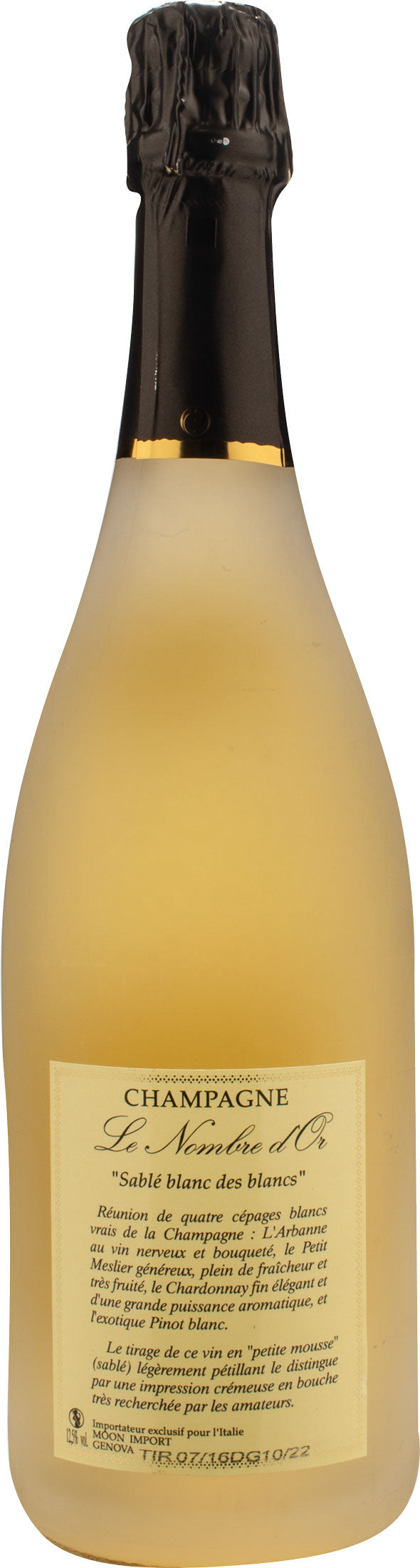L. Aubry Fils Champagne Sablé Blanc des Blancs Brut Nature Le Nombre d'Or 2018