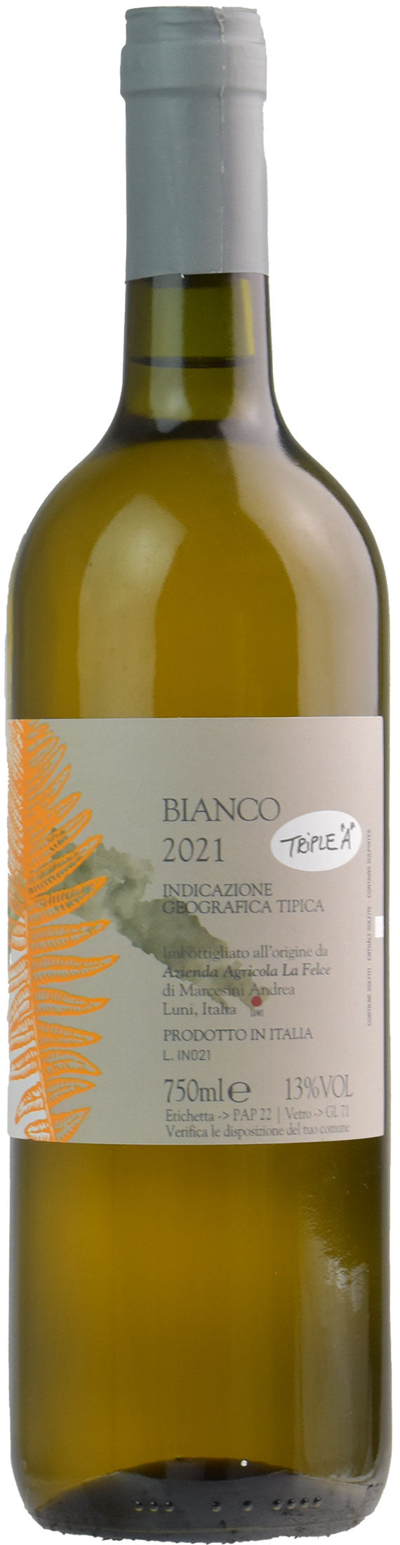 La Felce In Origine 400 Bianco 2021