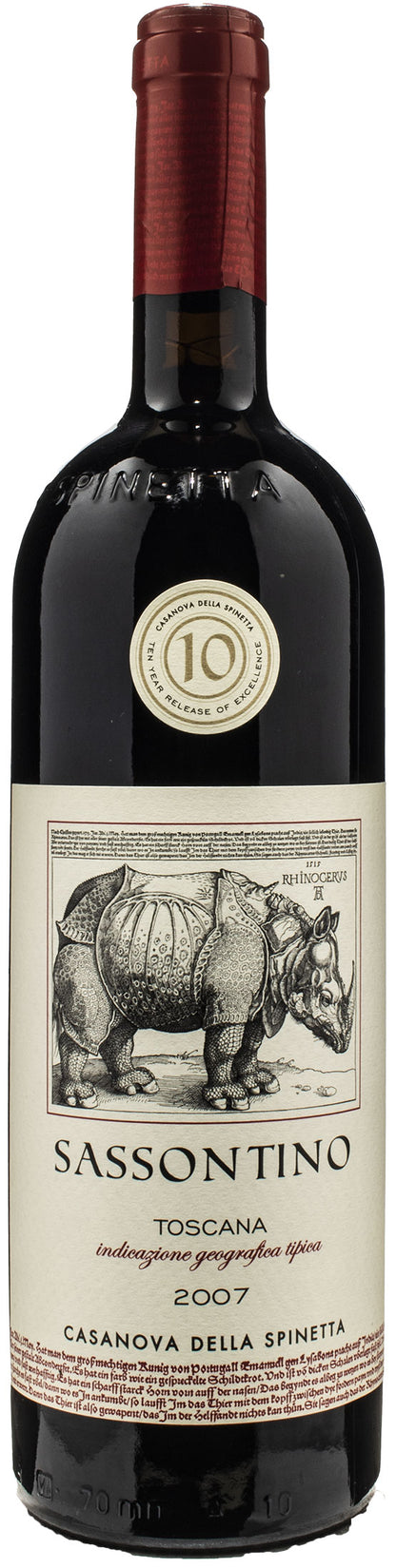 Casanova della Spinetta Toscana Sangiovese Rosso Sassontino 2007