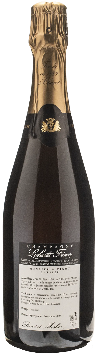 Laherte Freres Champagne Meslier & Pinot Brut Nature 2020
