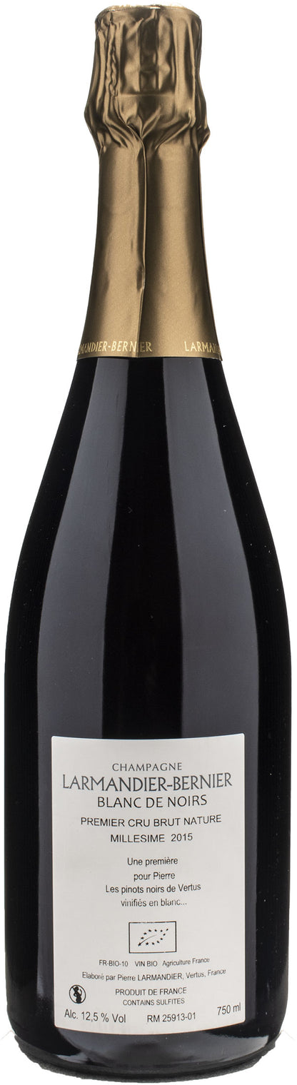 Larmandier Bernier Champagne 1er Cru Blanc de Noir Brut Nature 2015