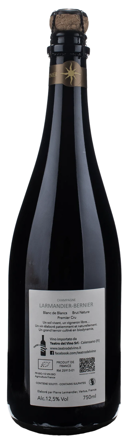 Larmandier Bernier Champagne 1er cru Terre de Vertus Blanc de Blancs Brut Nature 2018