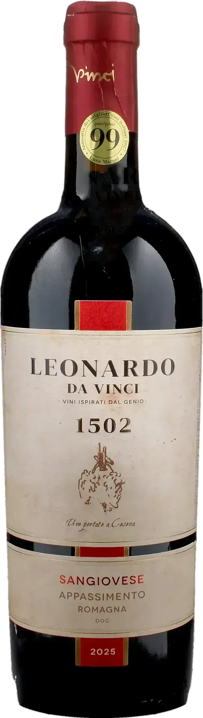 Leonardo da Vinci 1502 Sangiovese Passito Uve Portate a Cesena 2025