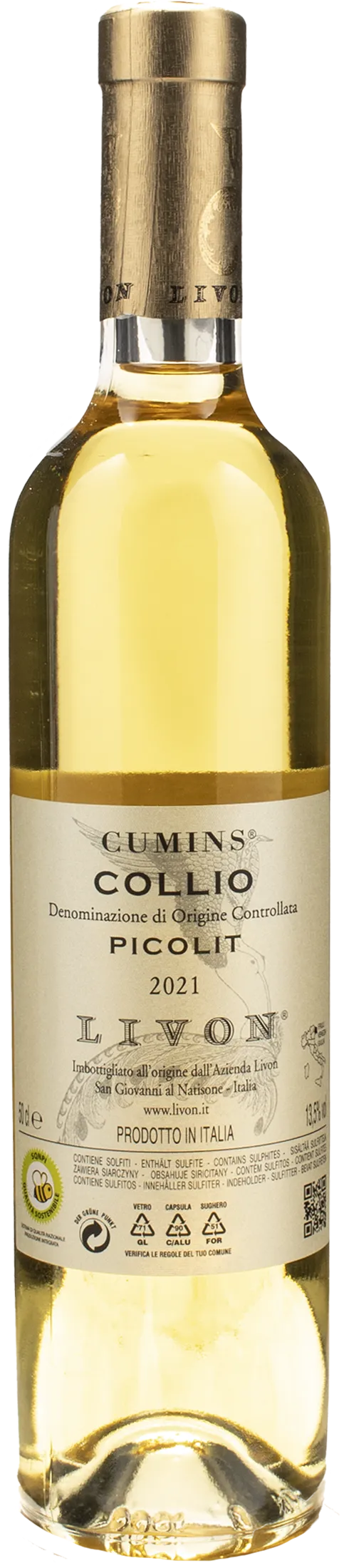 Livon Cumins Picolit 0.5L 2021
