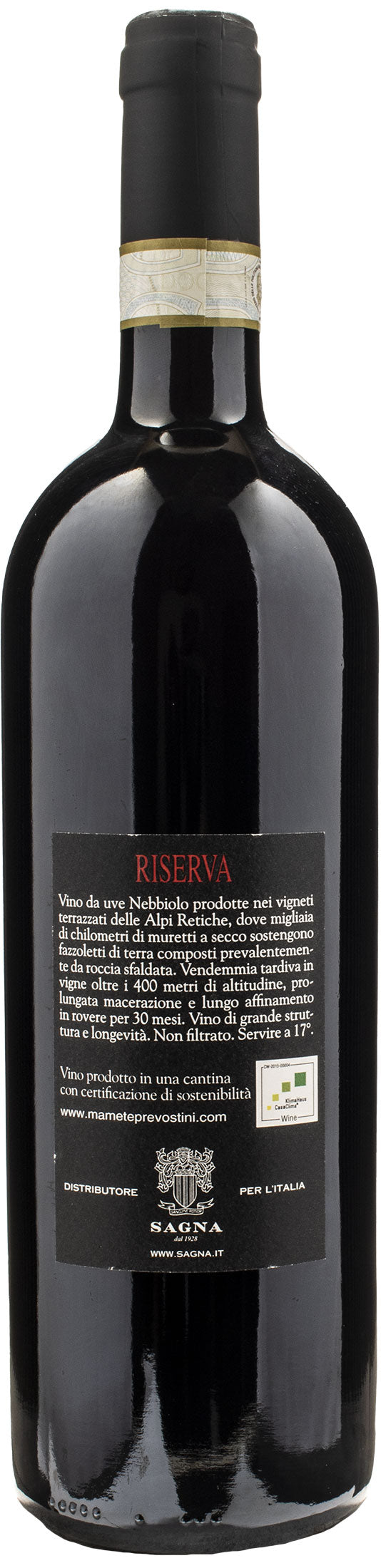 Mamete Prevostini Valtellina Superiore Riserva 2018