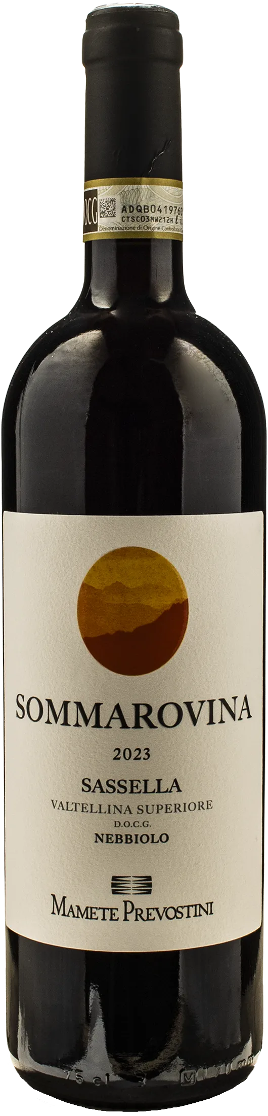 Mamete Prevostini Valtellina Superiore Sassella Nebbiolo Sommarovina 2023