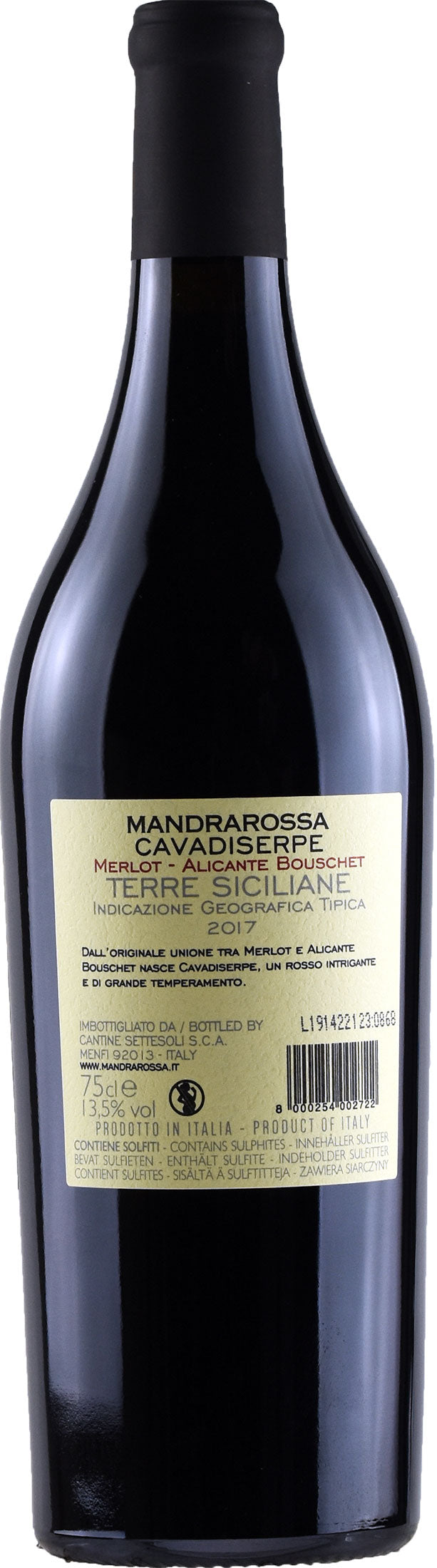 Mandrarossa Cavadiserpe 2017