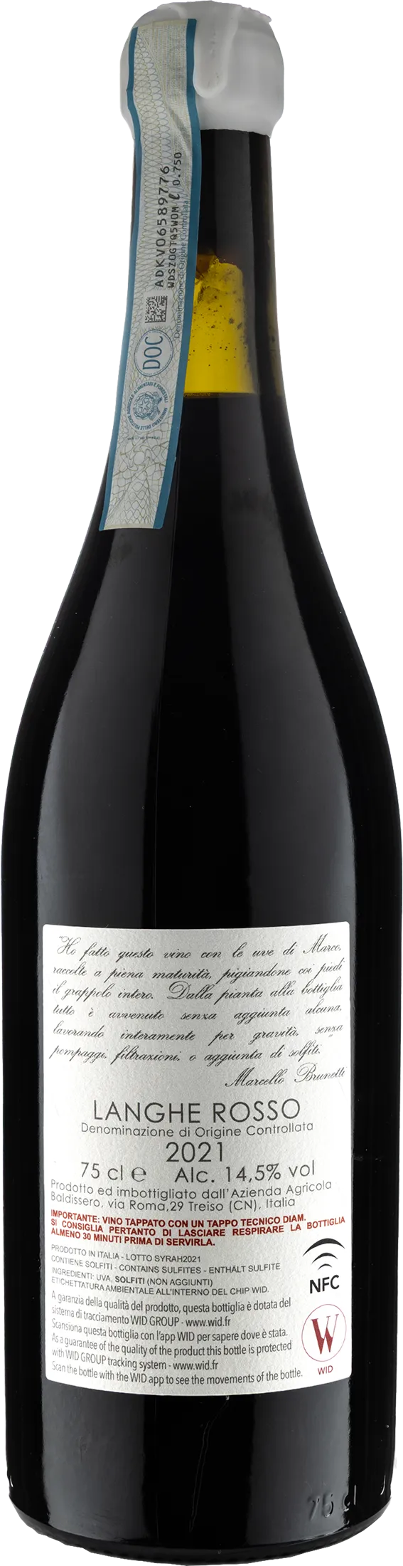 Marcello Brunetti Langhe Rosso 2021