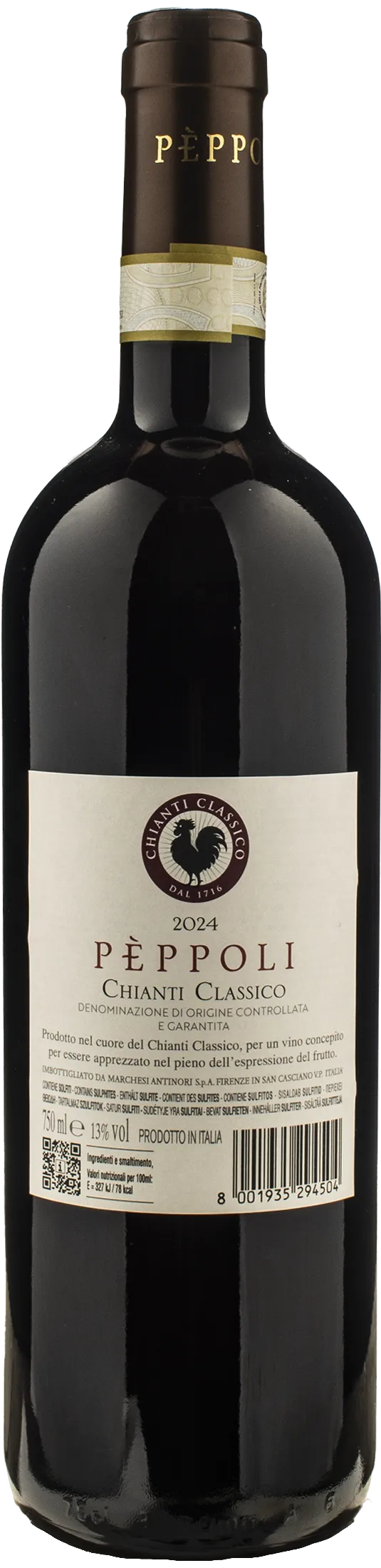 Marchesi Antinori Peppoli Chianti Classico 2024