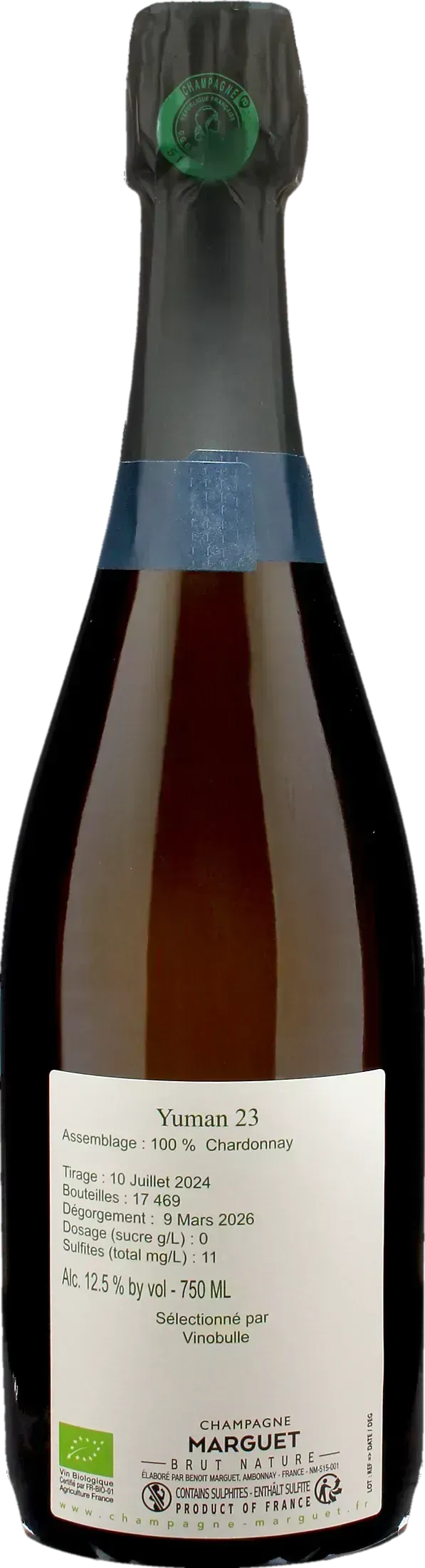 Marguet Champagne 1er Cru Yuman 23 Brut Nature
