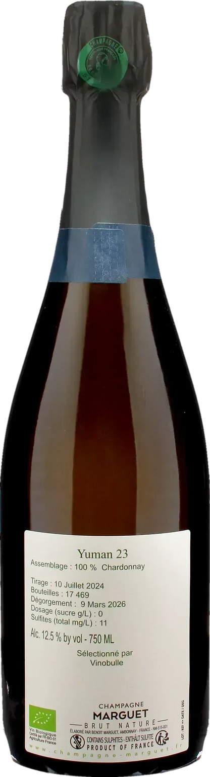 Marguet Champagne 1er Cru Yuman 23 Brut Nature