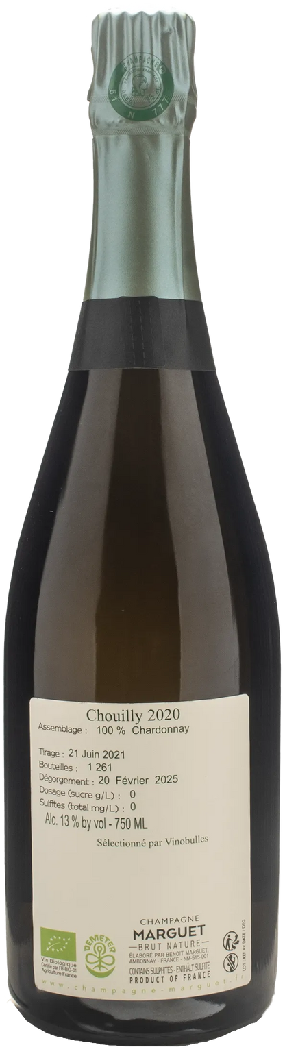 Marguet Champagne Grand Cru Chouilly Brut Nature 2020