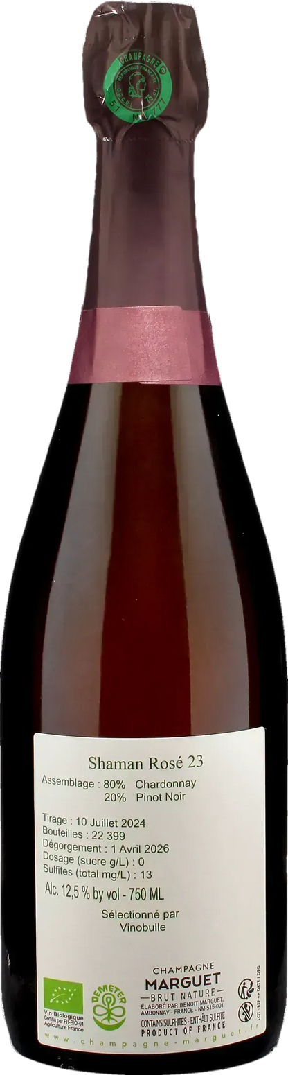 Marguet Champagne Grand Cru Shaman 23 Rosè Brut Nature