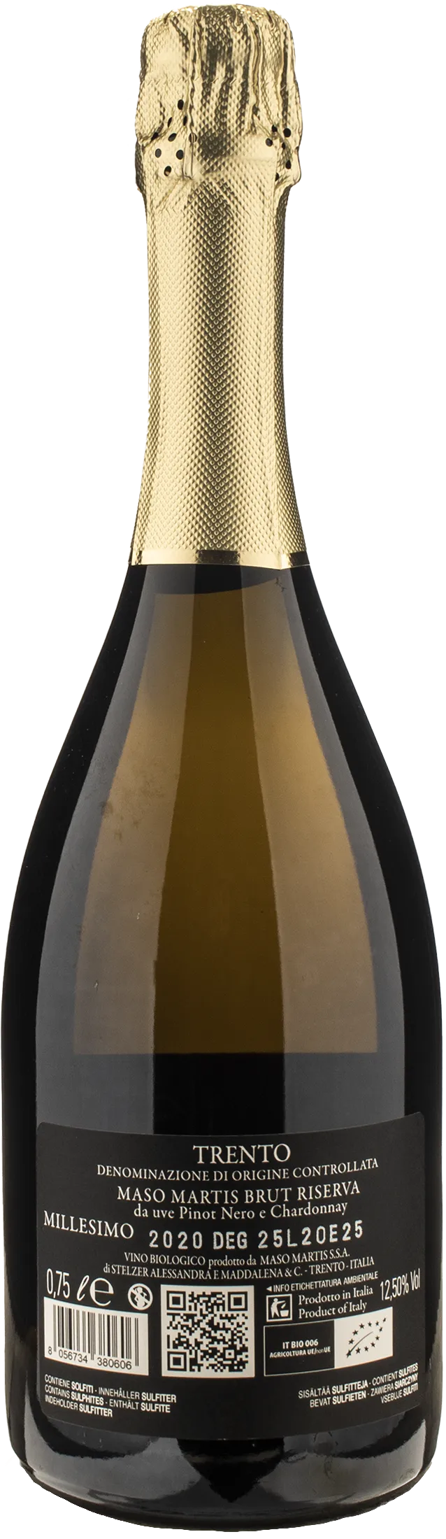 Maso Martis Trento Riserva 35 Brut 2020