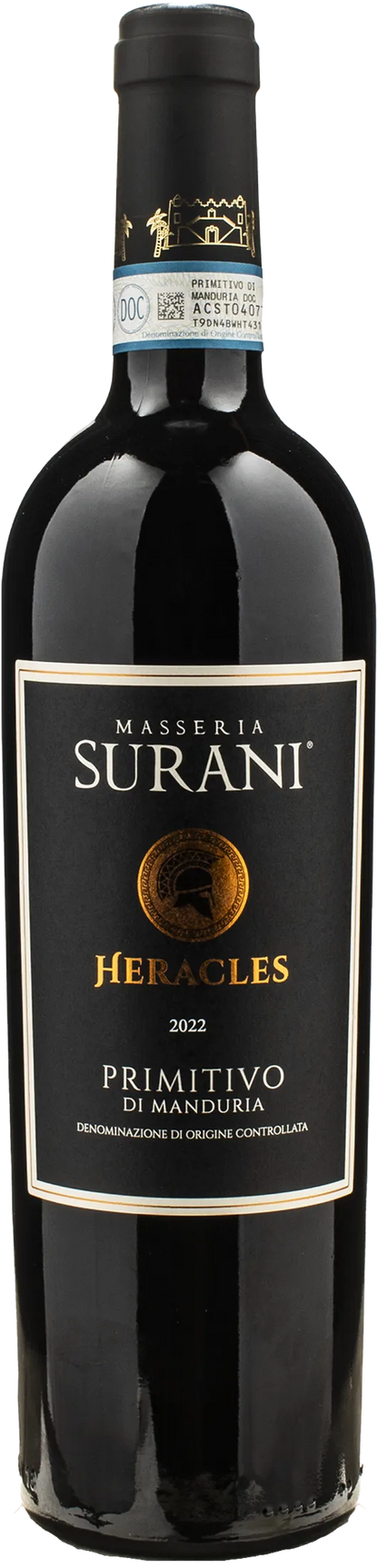 Masseria Surani Primitivo di Manduria Heracles 2022