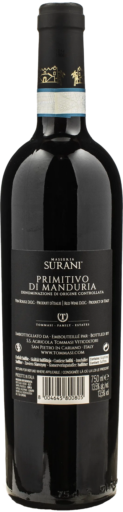 Masseria Surani Primitivo di Manduria Heracles 2022