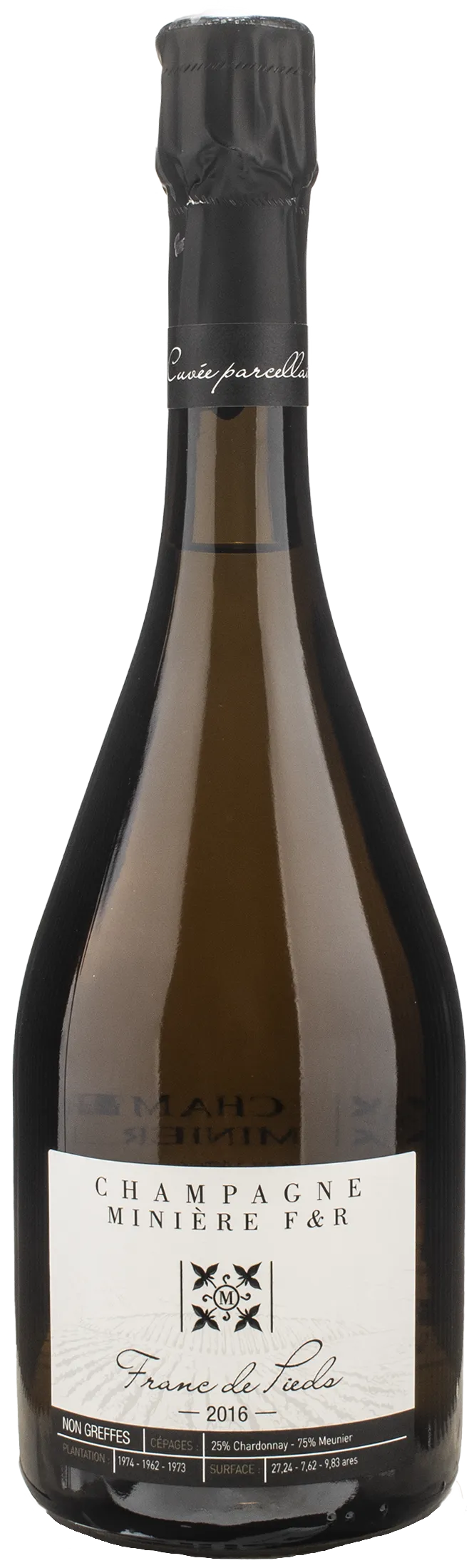 Miniere F&R Champagne Franc de Pieds Millesime 2016