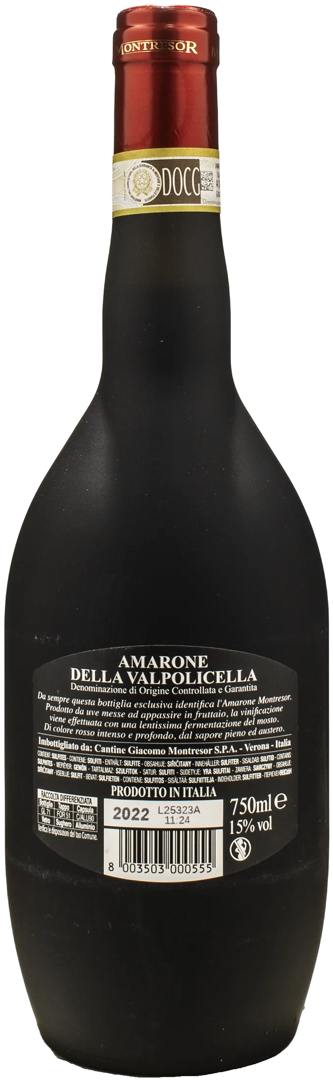 Montresor Amarone della Valpolicella 2022