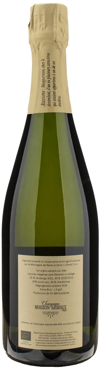 Mouzon Leroux Champagne L'Atavique Grand Cru Tradition Extra Brut