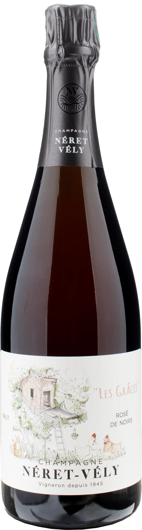 Neret Vely Champagne Rosè de Noirs Les Graces Extra Brut