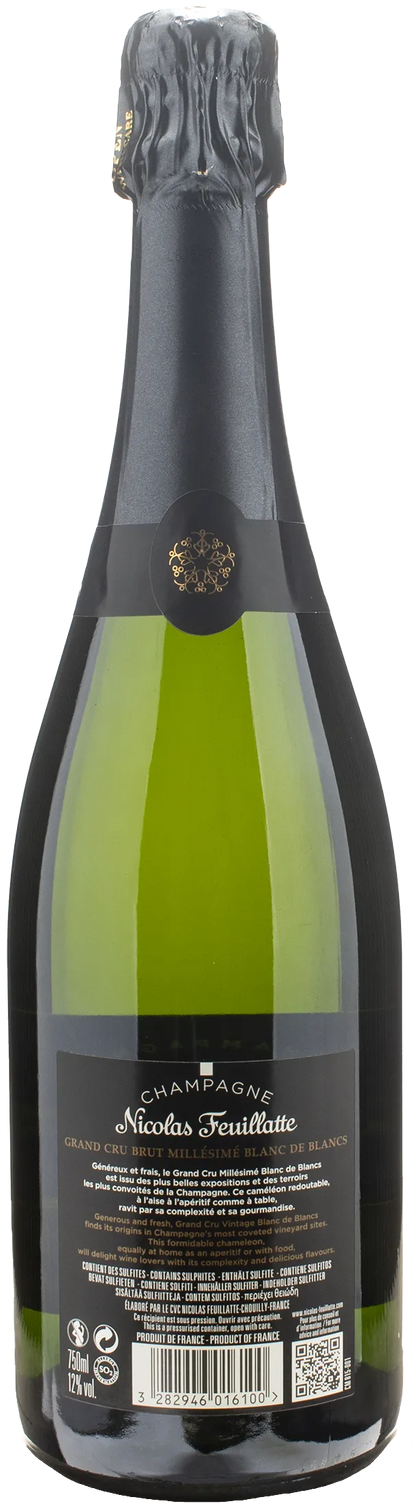Nicolas Feuillatte Champagne Grand Cru Blanc de Blancs Millesime Brut 2015