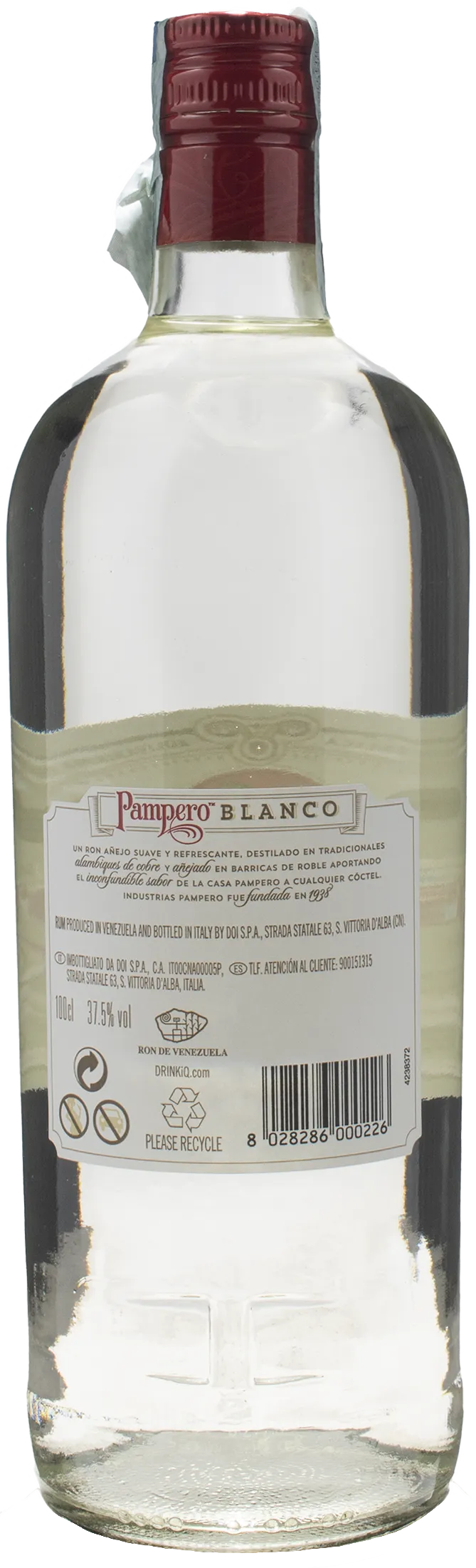 Pampero Ron Anejo Blanco 1L