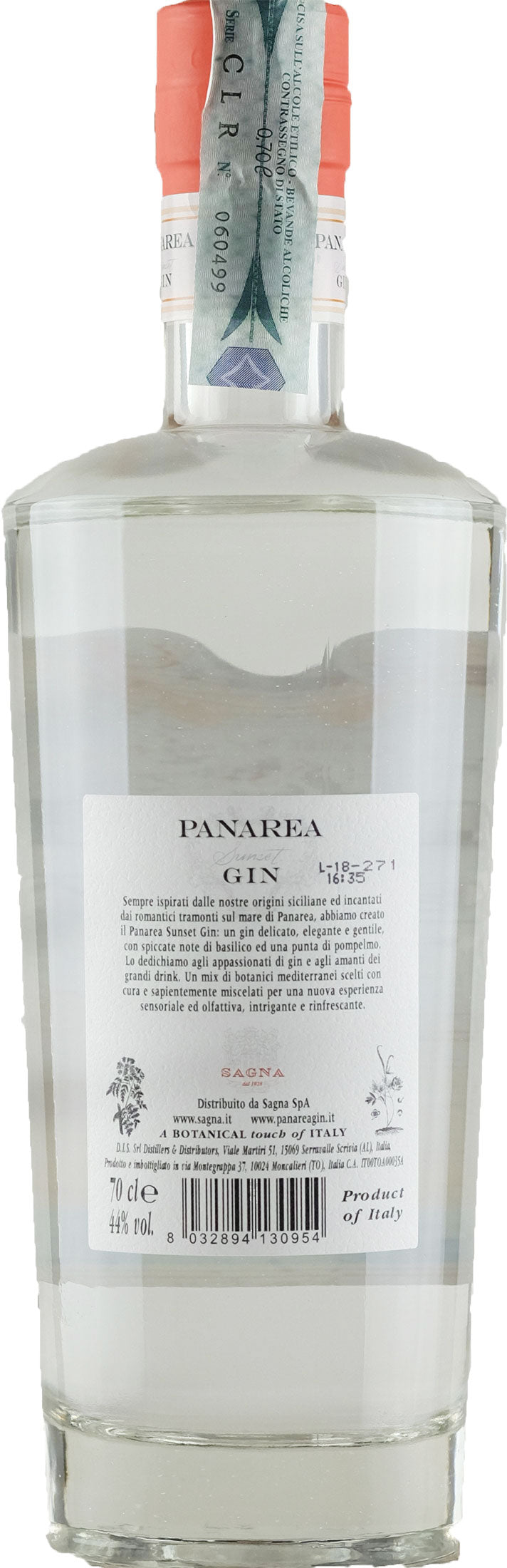 Panarea Sunset Gin 0.7L