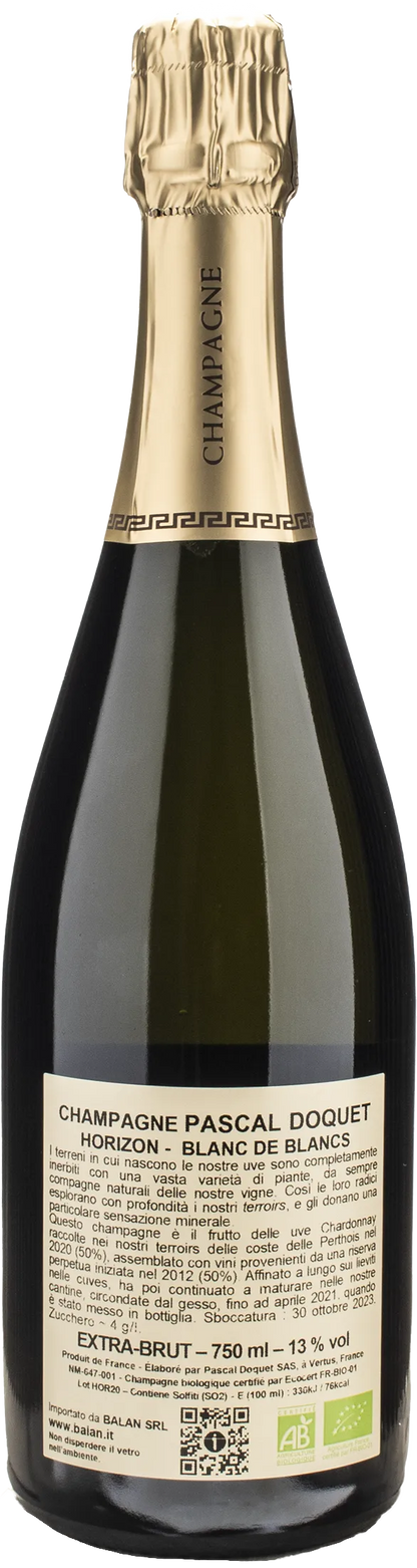 Pascal Doquet Champagne Blanc de Blanc Horizon Extra Brut