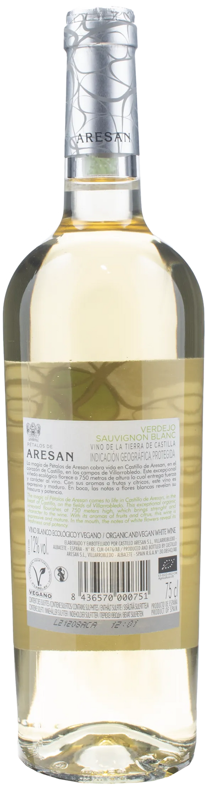 Petalos De Aresan Verdejo Sauvignon Blanc Vegan 2022